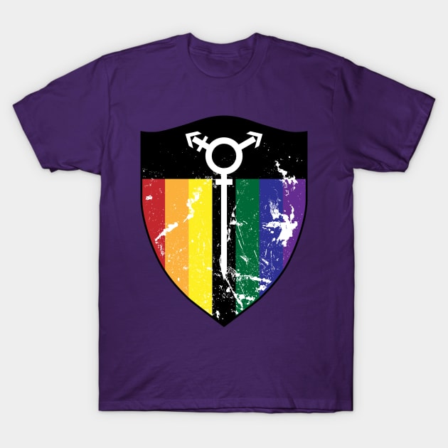 Defender Shield (LGBTQ+) T-Shirt by Eldritch Tree